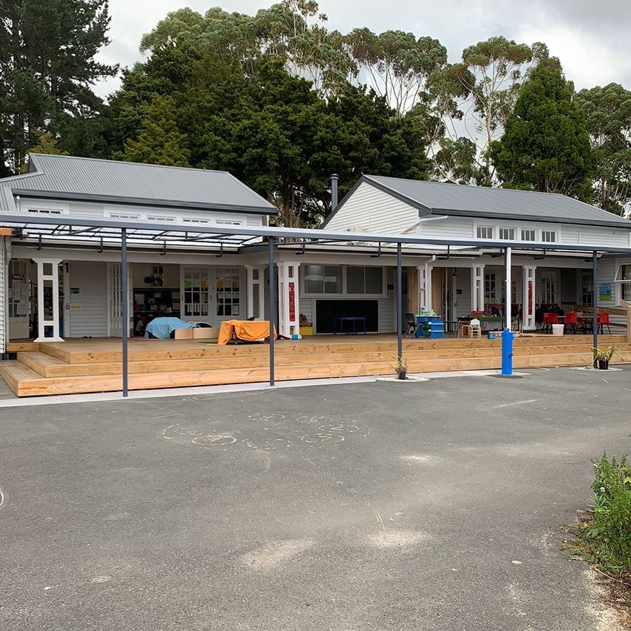 Oromahoe School Deck Building project Dream Builders Bay of Islands